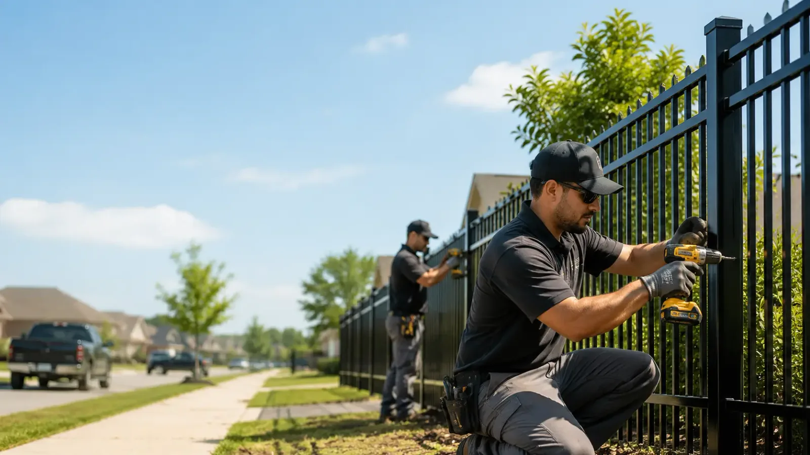 Metal Fence Installation in Umbarger, TX